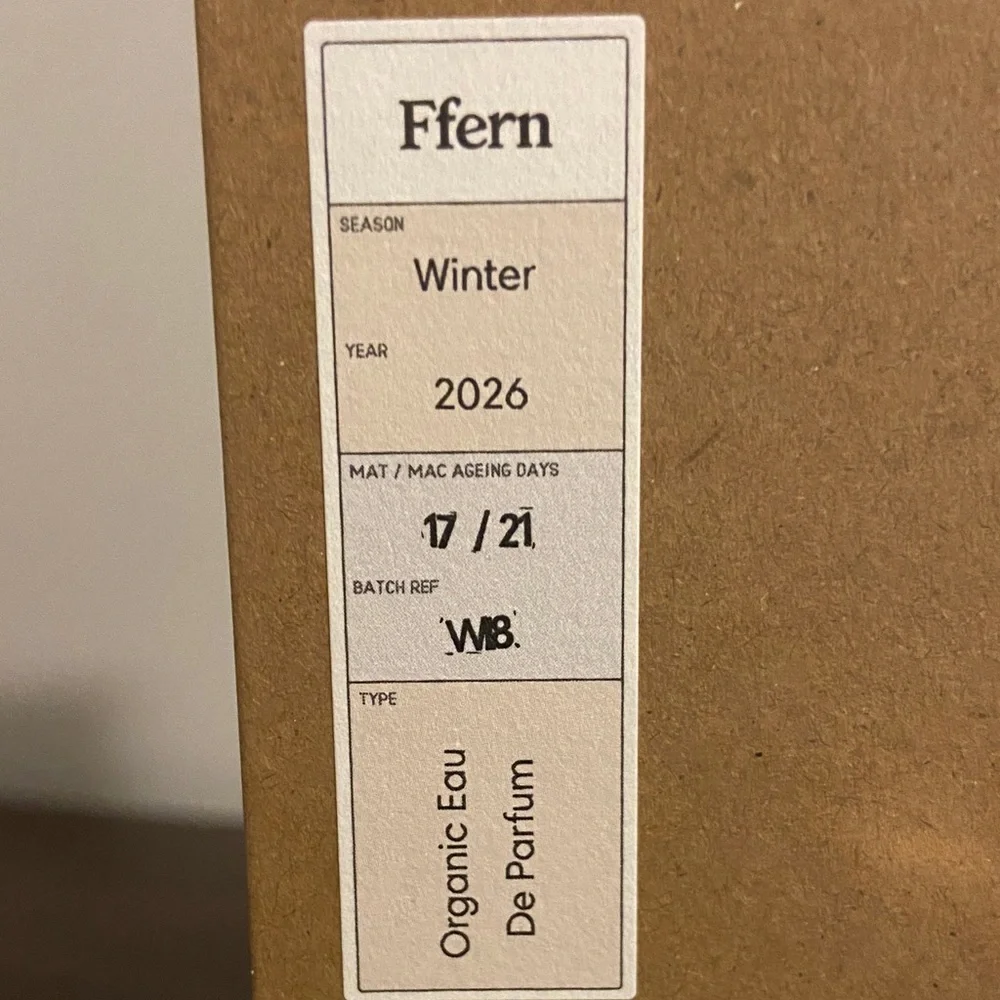 NEW Ffern "Winter 26" Organic Eau de Parfum - Picture 2 of 7